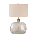 Contract furniture - Gray Clear Glass Table Lamp - www.oroatrade.com