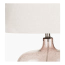 Contract furniture - Gray Clear Glass Table Lamp - www.oroatrade.com