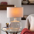 Hospitality furniture - Clear Glass Table Lamp - www.oroatrade.com