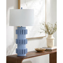 Hospitality furniture - Modern Carved Accent Table Lamp - www.oroatrade.com