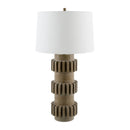Hospitality furniture - Modern Carved Accent Table Lamp - www.oroatrade.com