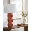 Hospitality furniture - Modern Carved Accent Table Lamp - www.oroatrade.com