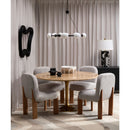 Contract furniture - 9-Light White Glass Chandelier - www.oroatrade.com