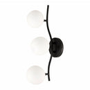 Modern European furniture - 3-Light White Glass Wall Lamp - www.oroatrade.com