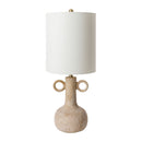 Contract furniture - Beige Ceramic Accent Table Lamp - www.oroatrade.com