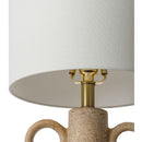 Contract furniture - Beige Ceramic Accent Table Lamp - www.oroatrade.com