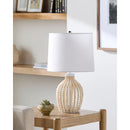 Contract furniture - Wooden Beads Accent Table Lamp - www.oroatrade.com