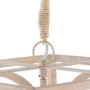 Contract furniture - Whitewashed Wooden 4-Light Chandelier - www.oroatrade.com