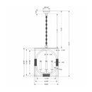 Contract furniture - Whitewashed Wooden 4-Light Chandelier - www.oroatrade.com