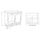 Modern furniture - Mango Wood 2-Door Cabinet - www.oroatrade.com