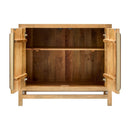 Modern furniture - Mango Wood 2-Door Cabinet - www.oroatrade.com