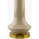 Modern European furniture - Distressed Cream Ceramic Table Lamp - www.oroatrade.com