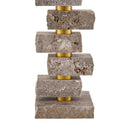 Contract furniture - Organic Marble Stacked Table Lamp - www.oroatrade.com