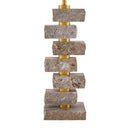 Contract furniture - Organic Marble Stacked Table Lamp - www.oroatrade.com