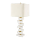 Contract furniture - Organic Marble Stacked Table Lamp - www.oroatrade.com