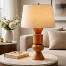 Hospitality furniture - Brown Geometrical Accent Table Lamp - www.oroatrade.com