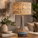 Contract furniture - Braided Natural Seagrass Table Lamp - www.oroatrade.com