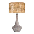 Contract furniture - Braided Natural Seagrass Table Lamp - www.oroatrade.com