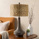 Contract furniture - Braided Natural Seagrass Table Lamp - www.oroatrade.com