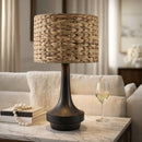 Hospitality furniture - Braided Shade Accent Table Lamp - www.oroatrade.com