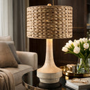 Hospitality furniture - Braided Shade Accent Table Lamp - www.oroatrade.com