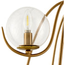 Contract furniture - Clear Glass Orbs 9-Light Chandelier - www.oroatrade.com