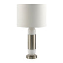 Hospitality furniture - Silver Wrapped Marble Table Lamp - www.oroatrade.com