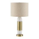 Contract furniture - Gold Wrapped Marble Table Lamp - www.oroatrade.com