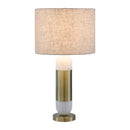 Contract furniture - Gold Wrapped Marble Table Lamp - www.oroatrade.com