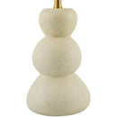 Contract furniture - White Linen Modern Table Lamp - www.oroatrade.com