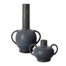 Contract furniture - Black Ceramic Vase Set (2) - www.oroatrade.com