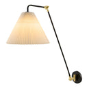 Contract furniture - White Pleated Shade Wall Lamp - www.oroatrade.com