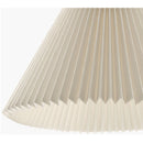 Contract furniture - White Pleated Shade Wall Lamp - www.oroatrade.com