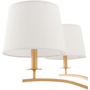 Contract furniture - White Linen 6-Light Chandelier - www.oroatrade.com