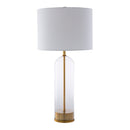 Hospitality furniture - Clear Glass Body Table Lamp - www.oroatrade.com