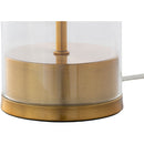 Hospitality furniture - Clear Glass Body Table Lamp - www.oroatrade.com