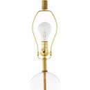 Hospitality furniture - Clear Glass Body Table Lamp - www.oroatrade.com