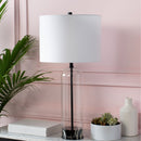 Hospitality furniture - Clear Glass Body Table Lamp - www.oroatrade.com