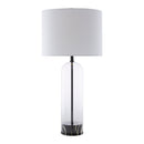 Hospitality furniture - Clear Glass Body Table Lamp - www.oroatrade.com