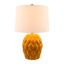 Hospitality furniture - Reliefed Ceramic Accent Table Lamp - www.oroatrade.com