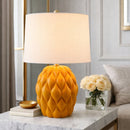 Hospitality furniture - Reliefed Ceramic Accent Table Lamp - www.oroatrade.com