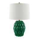 Hospitality furniture - Reliefed Ceramic Accent Table Lamp - www.oroatrade.com