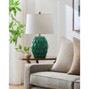 Hospitality furniture - Reliefed Ceramic Accent Table Lamp - www.oroatrade.com