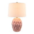Hospitality furniture - Reliefed Ceramic Accent Table Lamp - www.oroatrade.com
