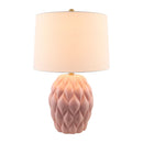 Hospitality furniture - Reliefed Ceramic Accent Table Lamp - www.oroatrade.com