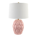 Hospitality furniture - Reliefed Ceramic Accent Table Lamp - www.oroatrade.com