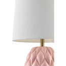 Hospitality furniture - Reliefed Ceramic Accent Table Lamp - www.oroatrade.com