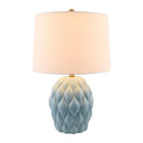 Hospitality furniture - Reliefed Ceramic Accent Table Lamp - www.oroatrade.com