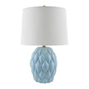 Hospitality furniture - Reliefed Ceramic Accent Table Lamp - www.oroatrade.com