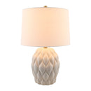 Hospitality furniture - Reliefed Ceramic Accent Table Lamp - www.oroatrade.com